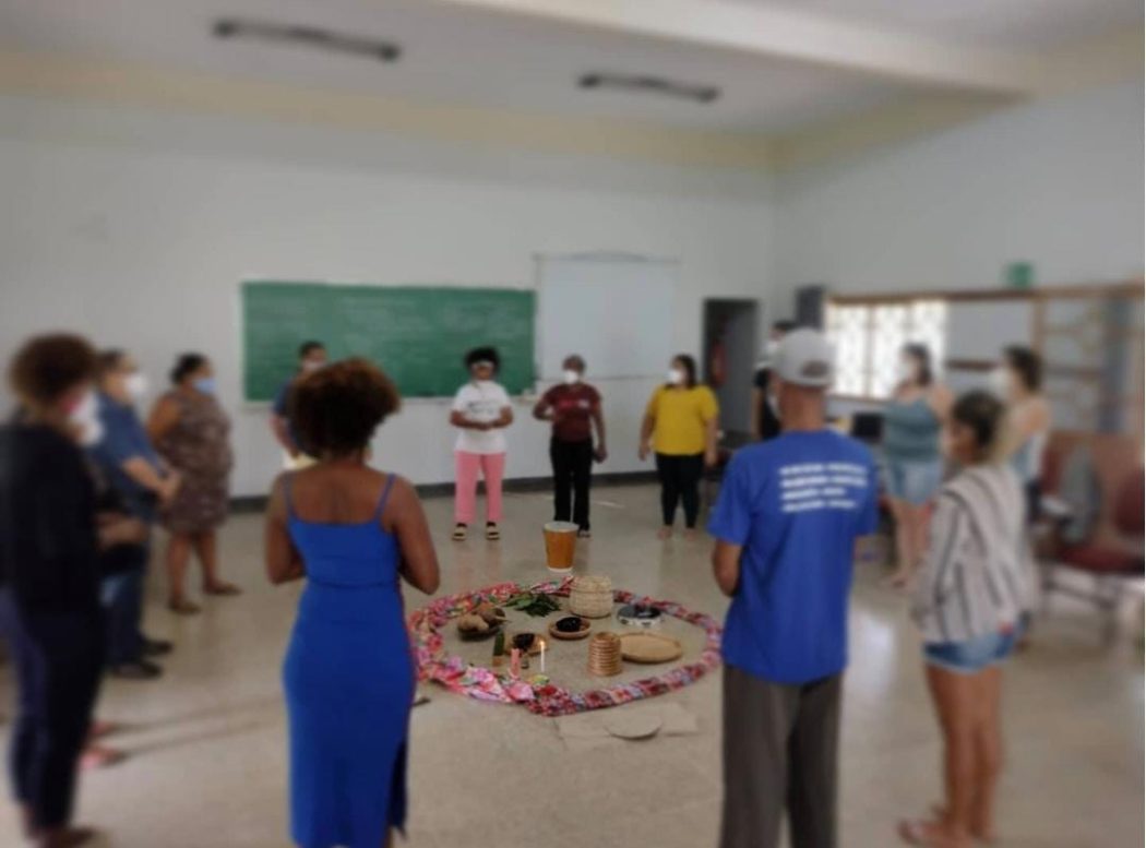 Em novembro de 2021, a coordenação da Articulação de Povos e Comunidades Tradicionais esteve reunida em Luziânia (GO). Foi a primeira vez (presencial) desde o começo da pandemia. Foto: Conselho Pastoral dos Pescadores